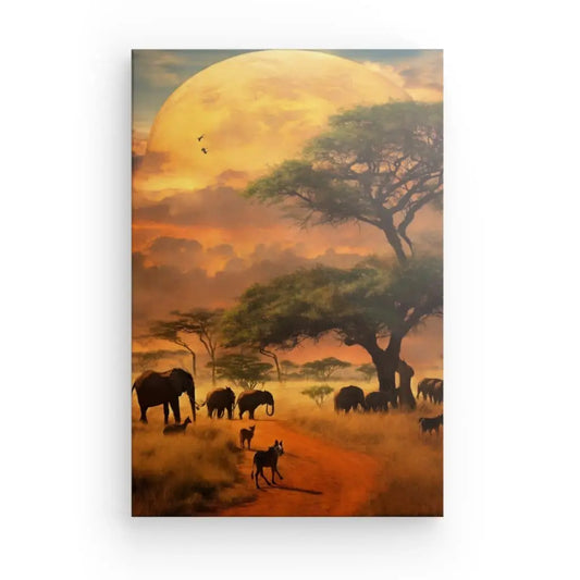 Crépuscule sur la Savane Pictiria