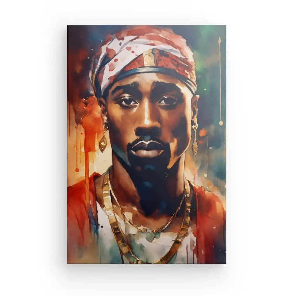 Ce Tableau 2Pac révèle son caractère artistique unique, avec des détails de couleur intenses et un style Street Art affirmé. Cette pièce centrale met en valeur l’esprit de la collection avec ses nuances profondes et ses finitions soignées.
