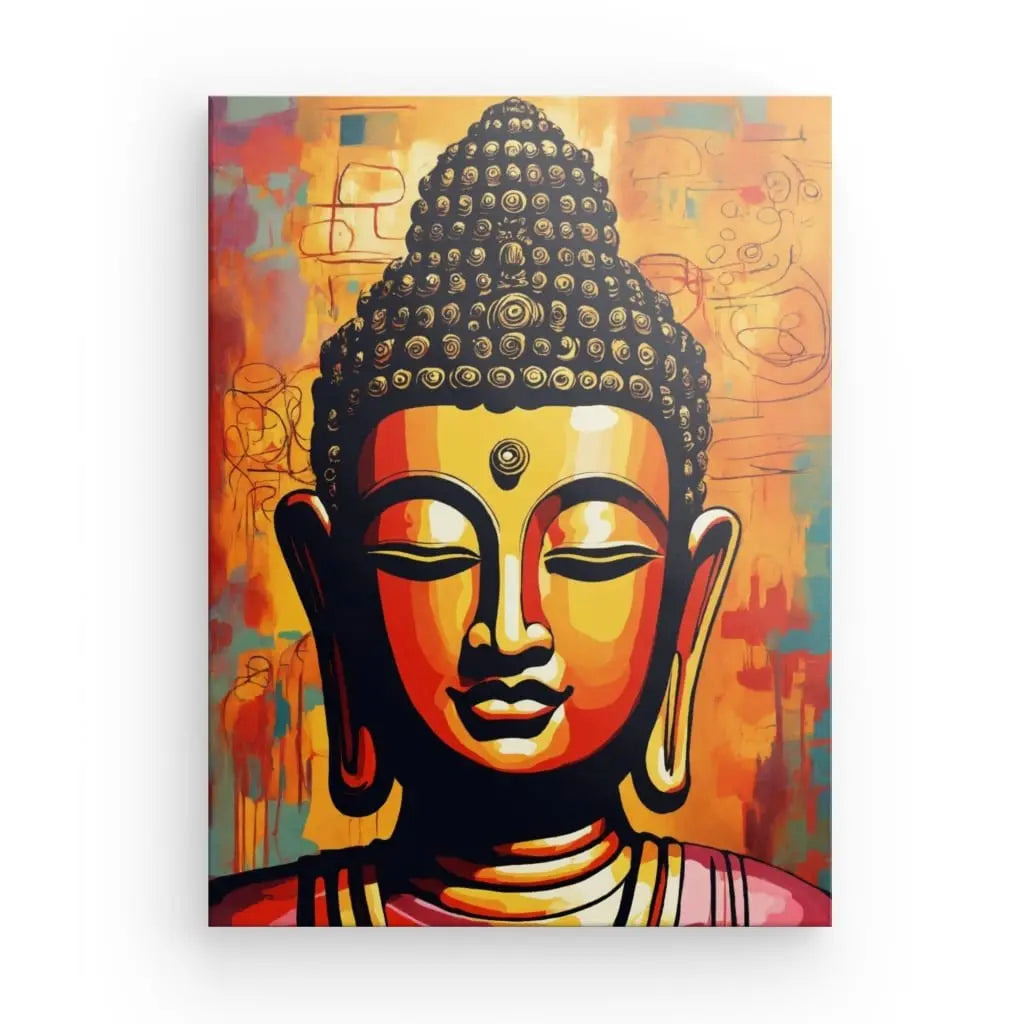 Le Tableau Bouddha Zen est une œuvre moderne et élégante aux détails dorés qui évoque la paix et la spiritualité. Idéal pour ajouter une touche artistique et relaxante à votre intérieur.